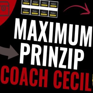 Coach Cecil erklärt das Maximumprinzip für effektives Abnehmen und Muskelaufbau im Videokurs
